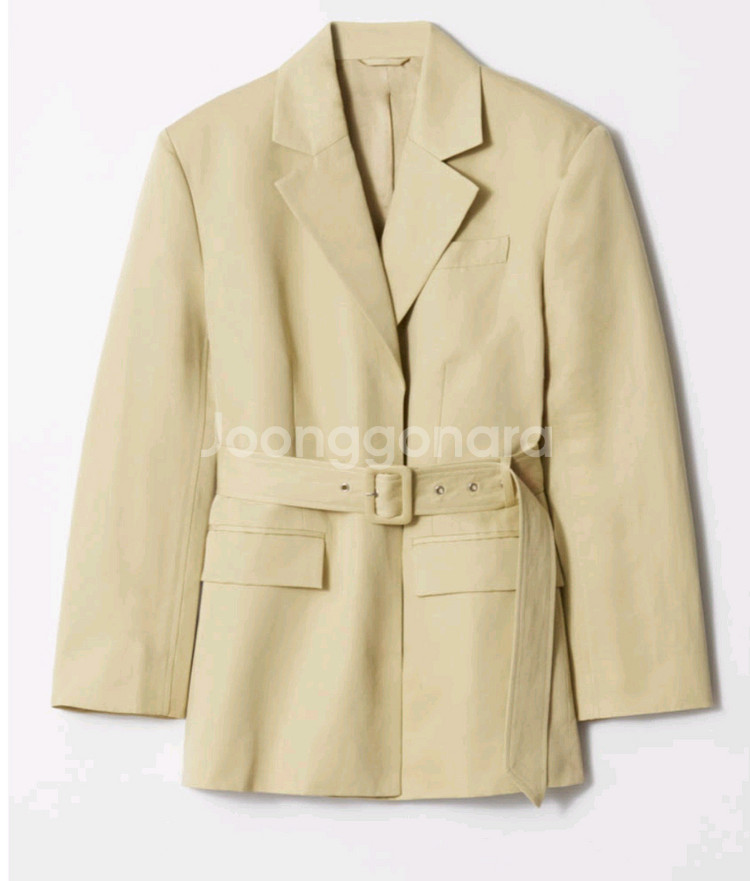 앤아더스토리즈 벨티드 블레이저--0