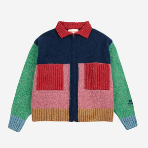 보보쇼즈 컬러블락 가디건 10-11