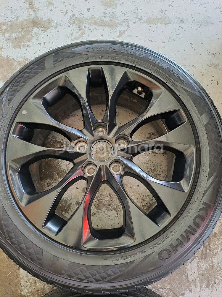 k5 쏘나타용 17인치휠타이어--4