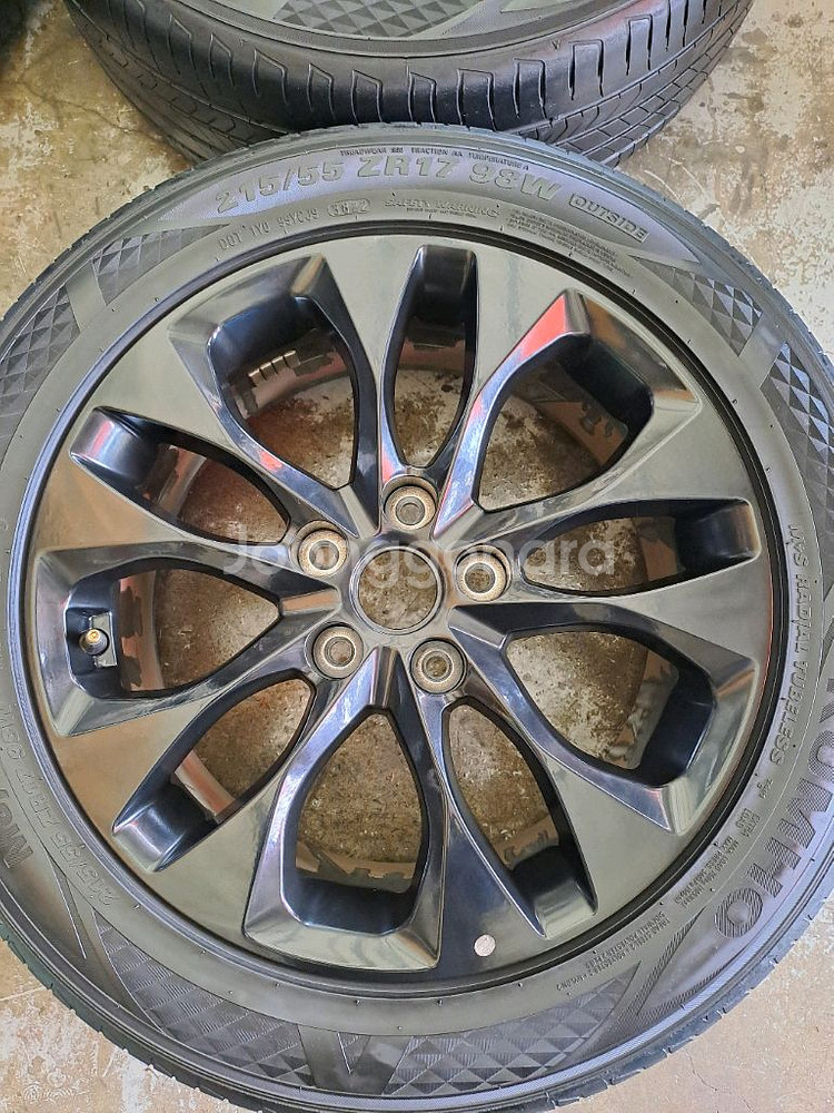 k5 쏘나타용 17인치휠타이어--3