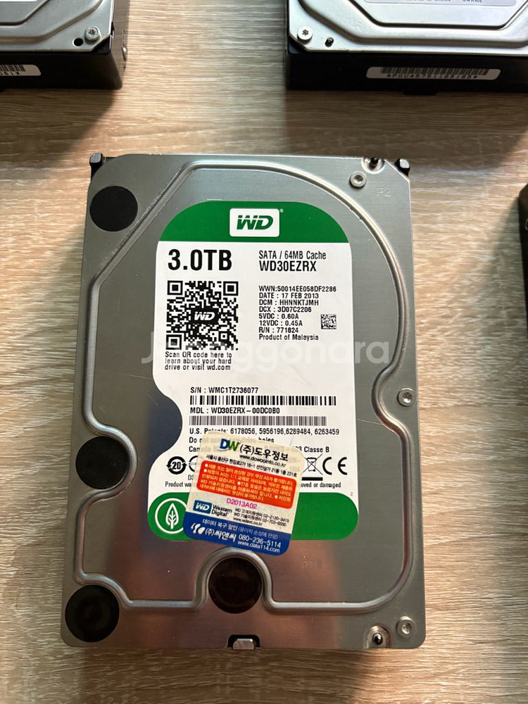 WD green hdd 3tb--4