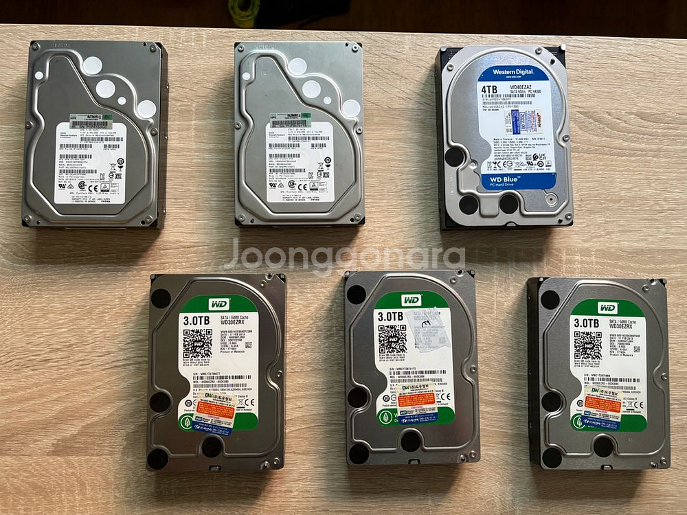 WD green hdd 3tb--6