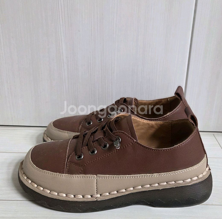 행텐 여성 소가죽 컴포트 스니커즈 230mm--2