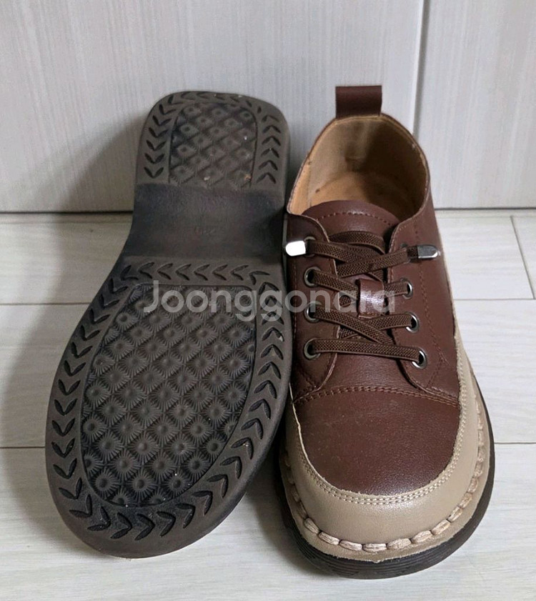 행텐 여성 소가죽 컴포트 스니커즈 230mm--5