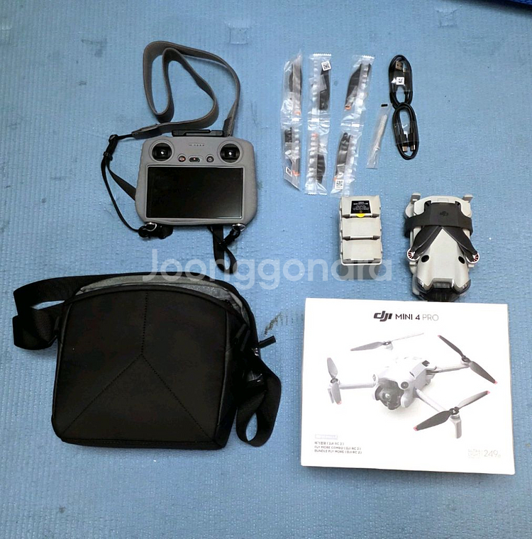 dji mini 4 pro 플라이모어 콤보 비행 없어요--0