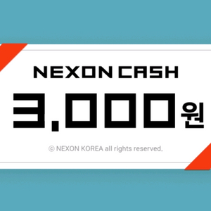 넥슨캐시 쿠폰 3000원 3개 개당 2200원에 팜