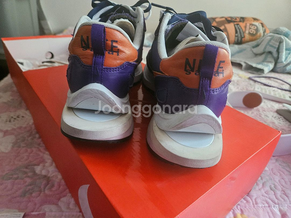 나이키x사카이 베이퍼와플 다크아이리스--3