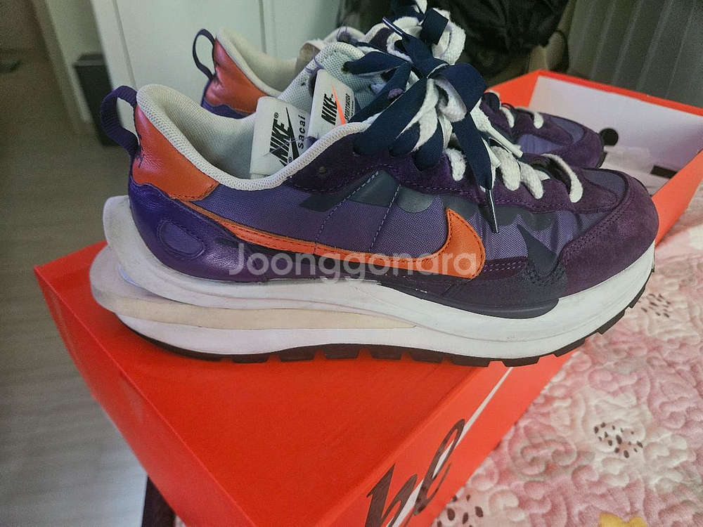 나이키x사카이 베이퍼와플 다크아이리스--2