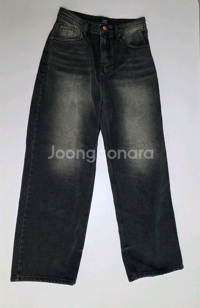 JJIM 블랙 와이드데님 팬츠S--0