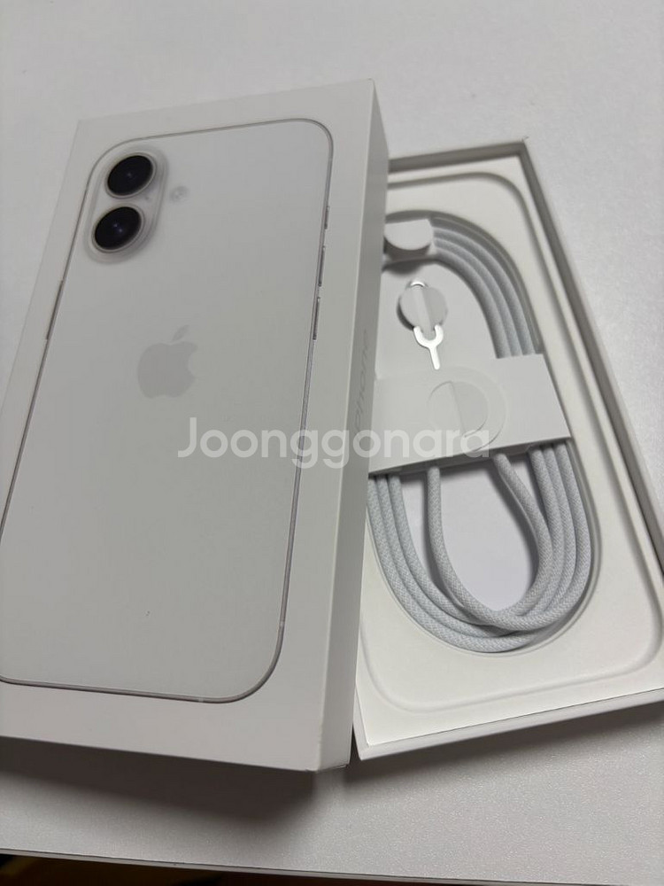 아이폰16 256기가 배터리100--2