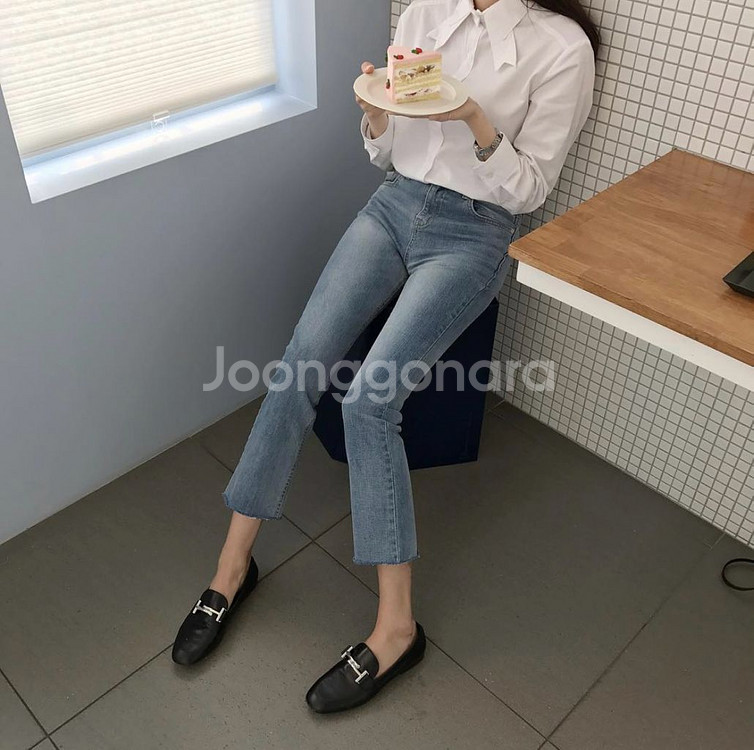 hawa 하와 리본 블라우스--3