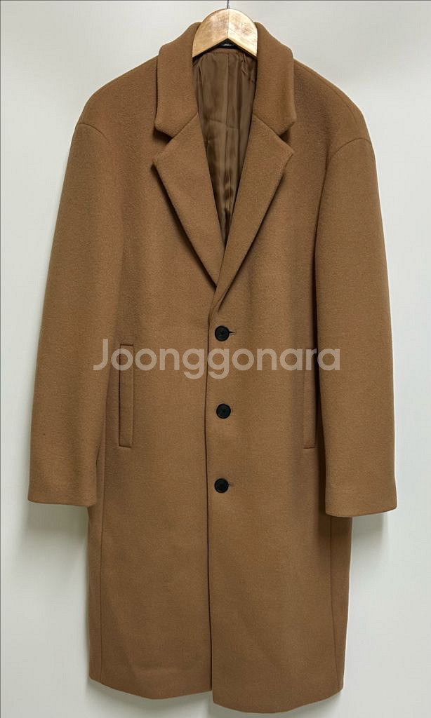 [남자 100]무신사스탠다드 오버사이즈 싱글코트 카멜--0
