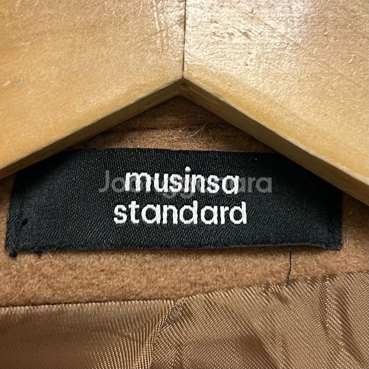 [남자 100]무신사스탠다드 오버사이즈 싱글코트 카멜--4