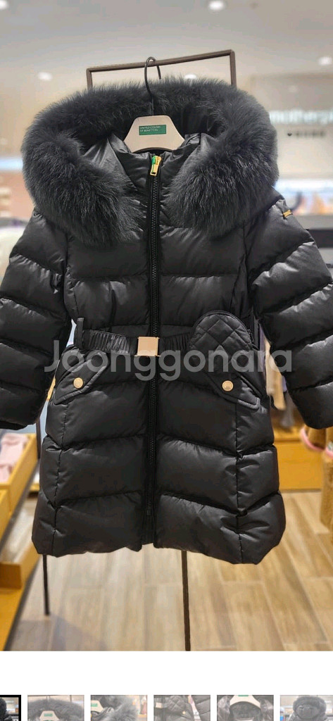 22년 베네통닥스키즈헤지스프리미엄패딩정가45만9천원--1