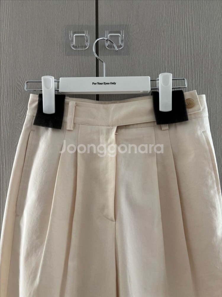포유온 fyeo west tuck trousers 크림--10