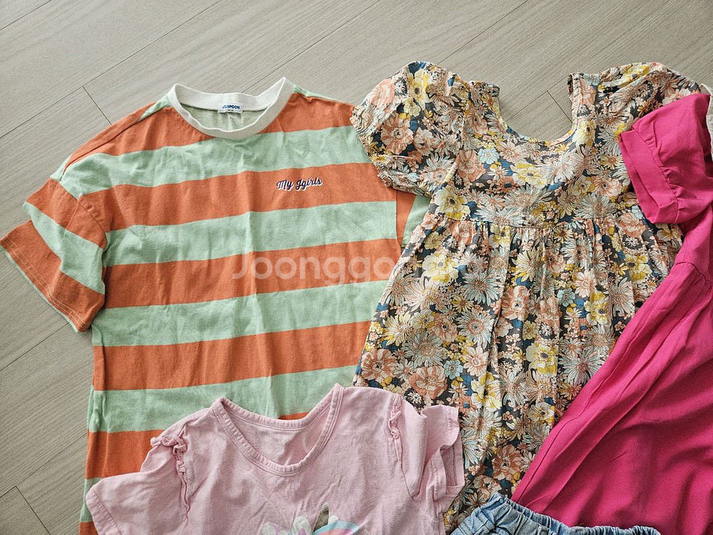 여아 원피스 여름반바지 청반바지 130사이즈--1