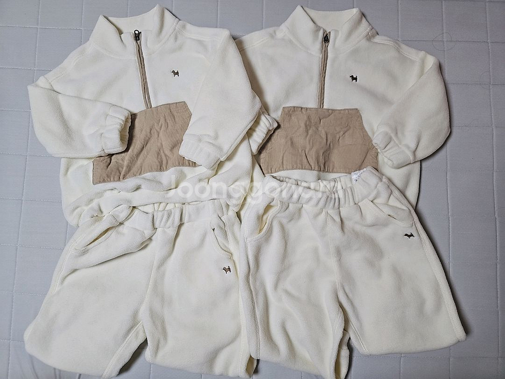 블루독 상하복 100사이즈 2세트--0