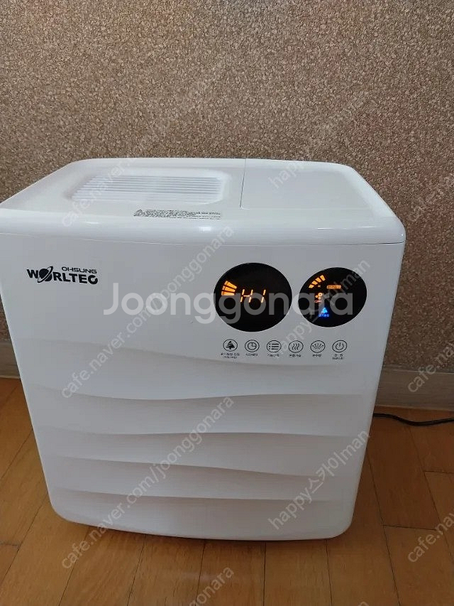 따뜻한 기화식 가습기 +공기청정기 +공기제균--0