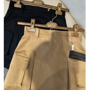비클라 포켓스커트 카멜 44