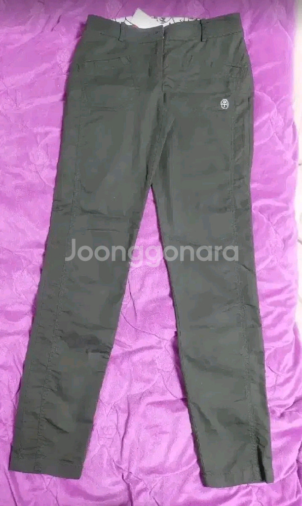 여성골프까스텔바작 봄여름바지골프팬츠 64사이즈 카키색--0