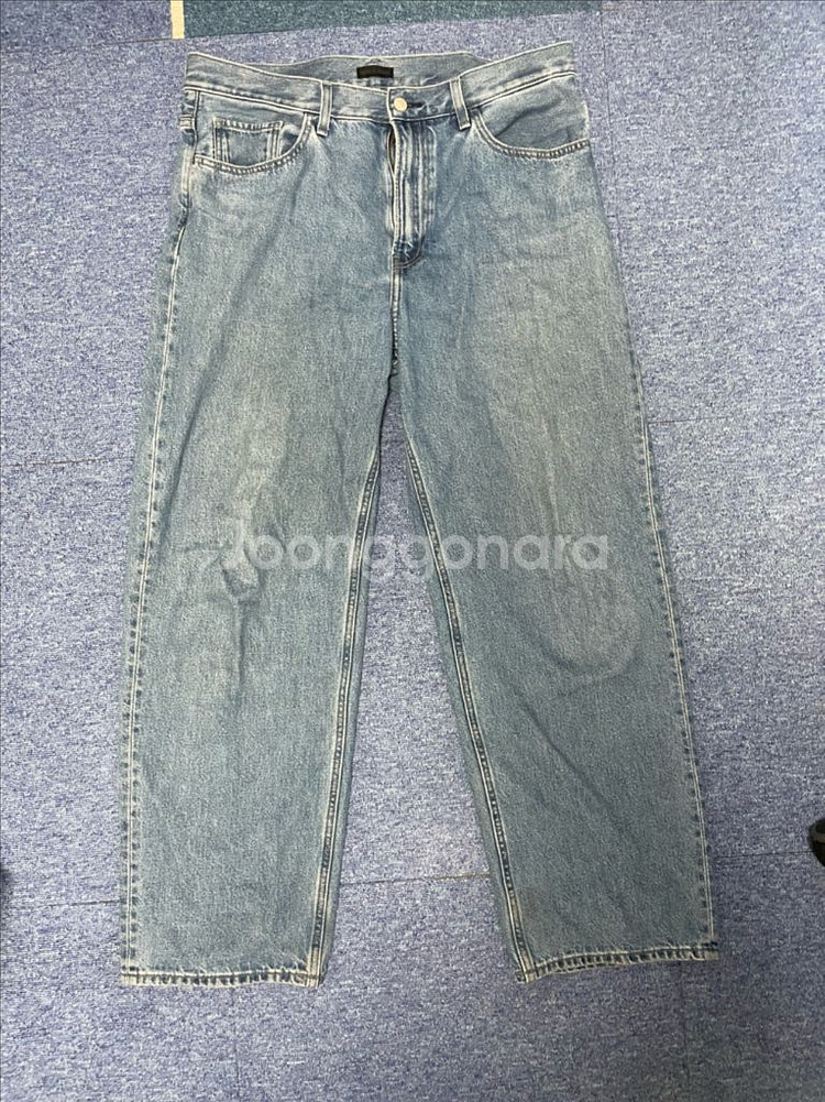 [XL] 유니클로 와이드스트레이트진--0