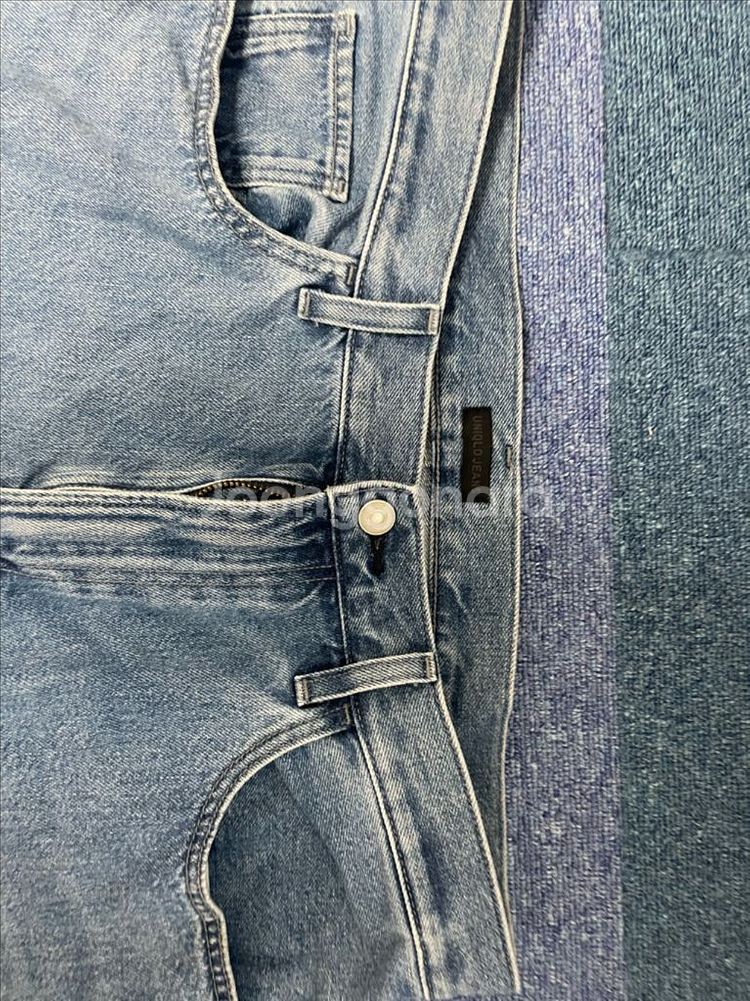 [XL] 유니클로 와이드스트레이트진--1