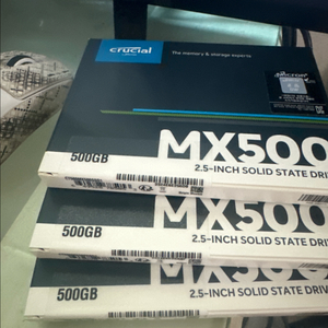 크루셜 mx500 ssd 500gb 미개봉 3개