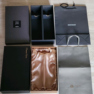 와인 포장박스+쇼핑백