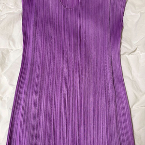 플리츠플리즈 퍼플핑크탑