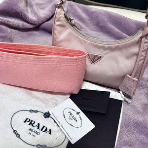 프라다사피아노호보백 연핑크숄더백