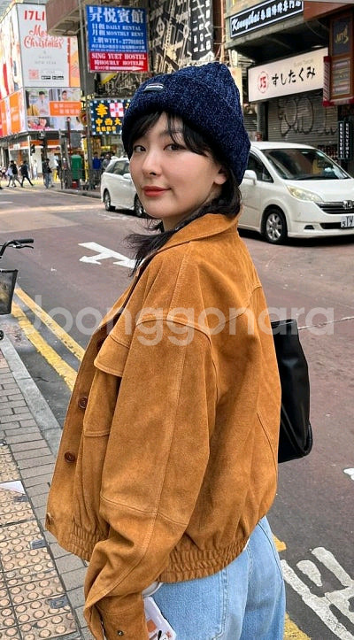 시야쥬 스웨이드 자켓(슬기 착용)--0