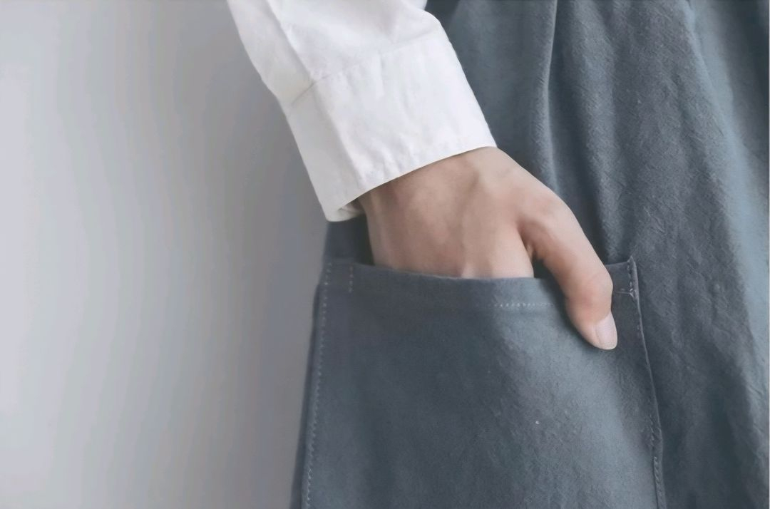 파스텔감성 린넨 앞치마 꽃집 어린이집 공방 이미지