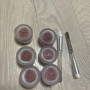 웨이크메이크 오버 블러링 팟 6종 + 브러쉬, 파우치