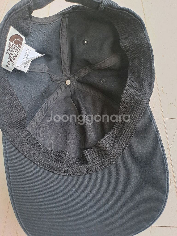 노스페이스 블랙 볼캡 L사이즈(60CM)--5