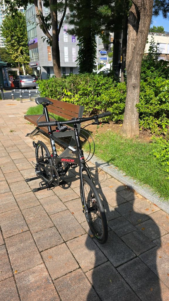 퍼시픽 리치GT 블랙 미니벨로 이미지