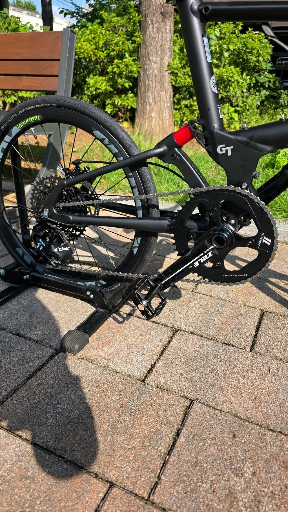 퍼시픽 리치GT 블랙 미니벨로 이미지