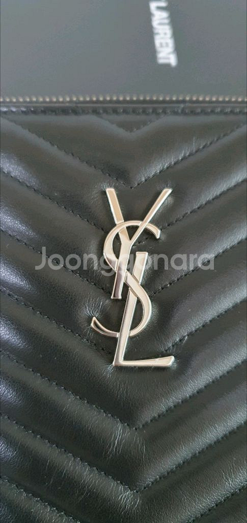 입생로랑 생로랑 클러치백 라지 새상품급 정품(영수증O)--3