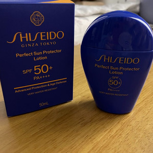 시세이도 파란자차 선크림1개 리뉴얼 택포 33,000원