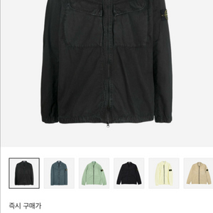 새상품) 스톤아일랜드 오버셔츠 블랙 L (가격제안OK)