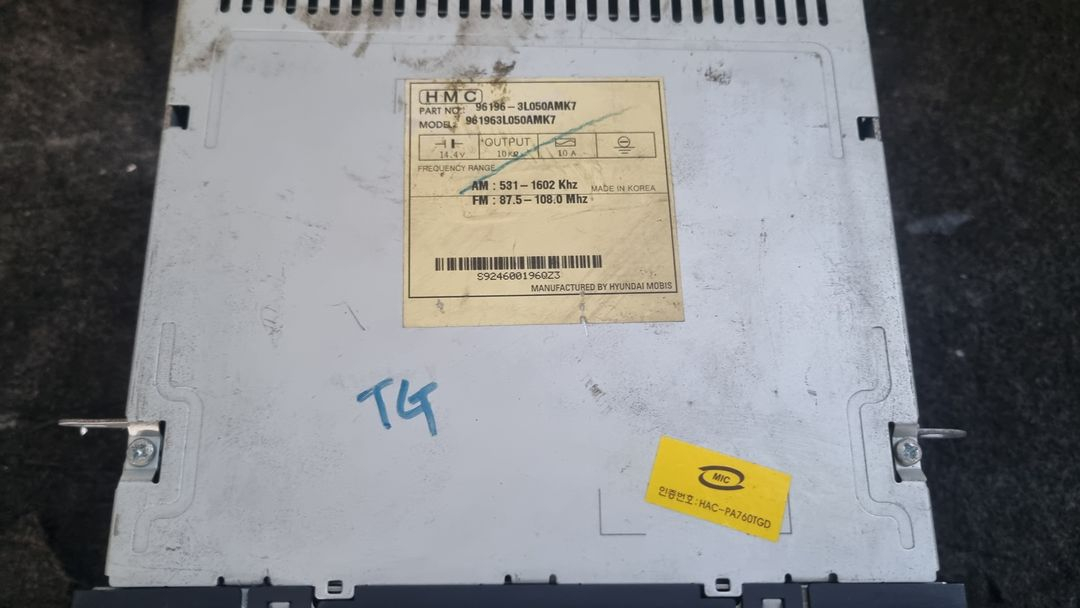 그랜저TG 무출 6CD 블루투스오디오 디멘션오디오 이미지