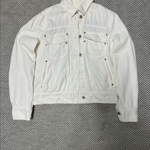 오즈세컨 화이트 데님 자켓 정품