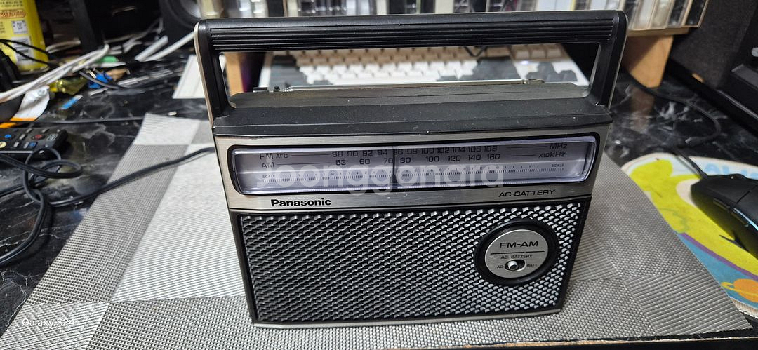 파나소닉 AM FM 빈티지 라디오 RF-549.--0