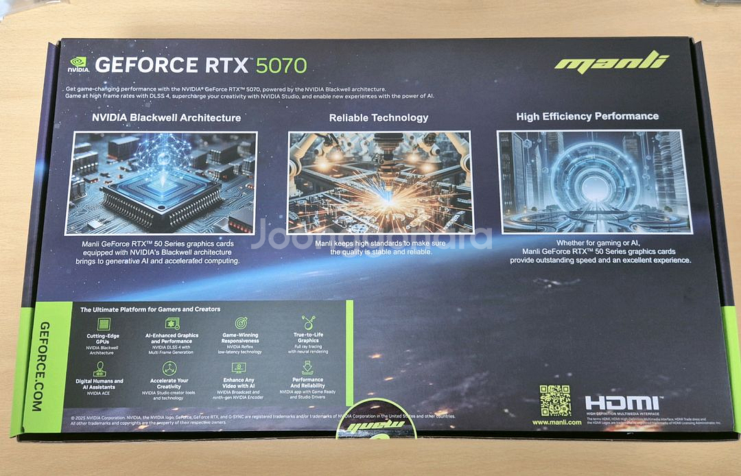 미개봉) RTX 5070 12GB 새제품--1