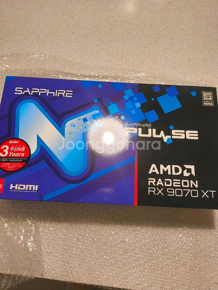 (미개봉) 사파이어 펄스 RX 9070 XT 16GB--0