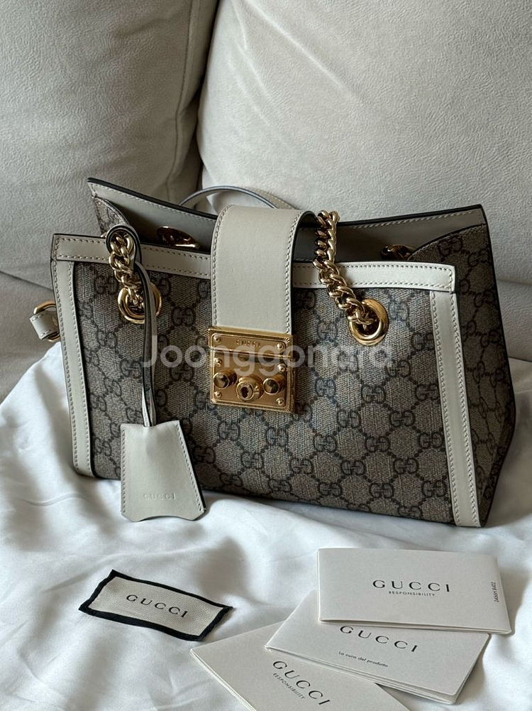 구찌 패들락 미디엄 도트백--0