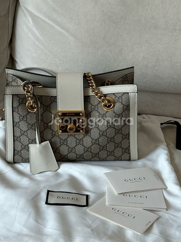 구찌 패들락 미디엄 도트백--1