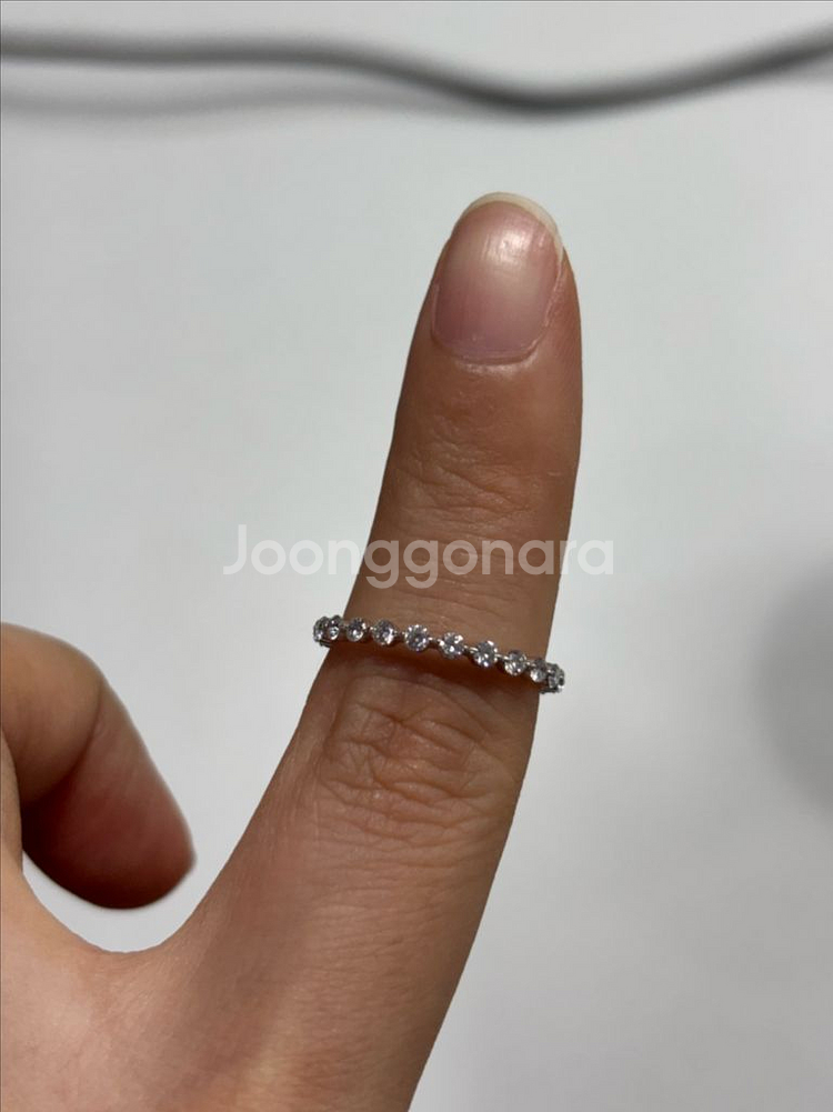 [새제품] 14k 랩 이터니티 반지 12호 가드링 화골--5
