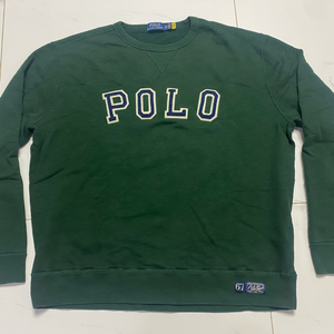 남성 폴로 기모 맨투맨 그린색 XL 사이즈 Polo