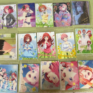 (일괄)5등분의신부 웨하스카드 일괄판매