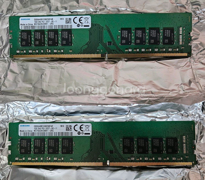 삼성 DDR4 2400T 16기가 2개 (총 32GB)--0